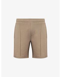 Arne - Everyday Luxe Seamed Cotton-Blend Sweat Shorts - Lyst