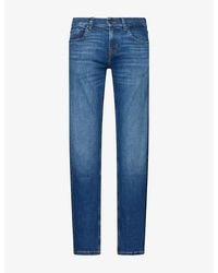 7 For All Mankind - Slimmy Luxe Performance Slim-Fit Denim Jeans - Lyst