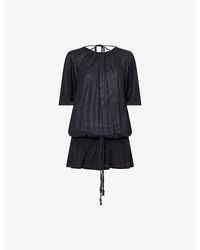 Peachy Den - Blanche Skort Jersey Mini Dress - Lyst
