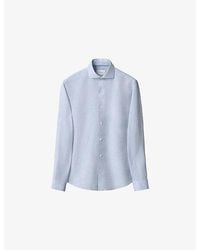 Eton - Casual-Fit Long-Sleeve Linen Shirt - Lyst