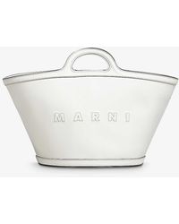 Marni - Tropicalia Small Leather Top-handle Bag - Lyst