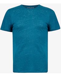 Derek Rose - Jordan Short-sleeved Linen T-shirt - Lyst