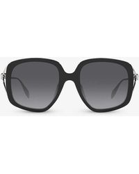 Dita Eyewear - Am0374s Rectangle Acetate Sunglasses - Lyst