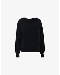 eem - Cowl-Neck Knitted Wool-Blend Jumper - Lyst
