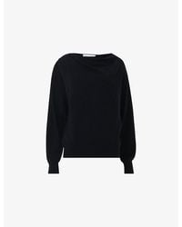 eem - Cowl-Neck Knitted Wool-Blend Jumper - Lyst