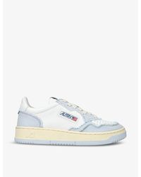 Autry - Medalist Low-top Leather And Canvas Trainers - Lyst