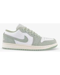 Nike - Air 1 Low Panelled Leather Low-top Trainers - Lyst