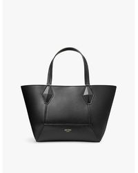 Jimmy Choo - Diamond Small Leather Tote Bag - Lyst