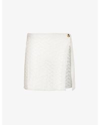 Missoni - Wrap-around Mid-rise Knitted Mini Skirt - Lyst