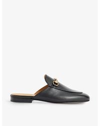 Gucci - Princetown Horsebit Leather Mules - Lyst