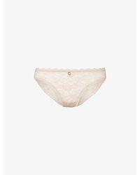Aubade - Rosessence Mid-Rise Stretch-Lace Briefs - Lyst