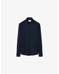 Eton - Filo Di Scozia Contemporary-Fit Cotton-Knit Shirt - Lyst