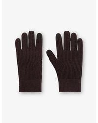 Reiss - Lawson Ribbed Merino-Wool Gloves - Lyst