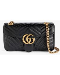 Gucci - Marmont Quilted Leather Shoulder Bag - Lyst