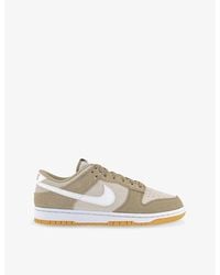 Nike - Dunk Low Retro Logo-Embroidered Suede Low-Top Trainers - Lyst