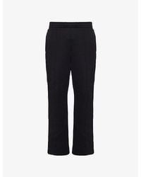 Represent - Initial Two-Slip-Pockets Straight-Leg Relaxed-Fit Cotton-Jersey Jogging Bottoms - Lyst