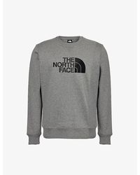 The North Face - Drew Peak Brand-embroidered Cotton-blend Sweatshirt - Lyst