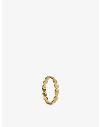 Monica Vinader - Capri Mini 18Ct Vermeil Stacking Ring - Lyst