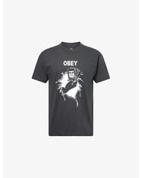 Obey - Nothing Can Save You Short-Sleeves Cotton-Jersey T-Shirt - Lyst