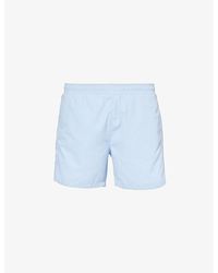 BOSS - Logo-print Regular-fit Recycled-polyester Swim Shorts Xx - Lyst