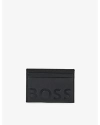 BOSS - Logo-emed Leather Wallet - Lyst