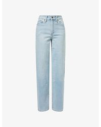 GOOD AMERICAN - Soft Good True Straight-Leg Denim Jeans - Lyst