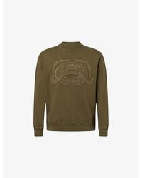 C.P. Company - Logo-Embroidered Cotton Sweatshirt - Lyst