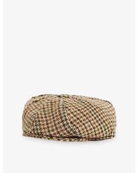 Dents - Blagdon Checked Wool Cap - Lyst