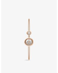 Chopard - Happy Spirit 18Ct Rose- And- And Diamond Bangle - Lyst