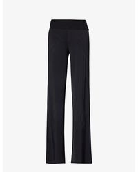 Rick Owens - Wide-leg Mid-rise Crepe Trousers - Lyst