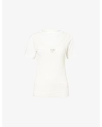 Acne Studios - Ecleo Double-Layer Stretch-Cotton T-Shirt - Lyst