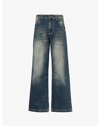 Jaded London - Colossus Brand-appliquéd Relaxed-fit Jeans - Lyst