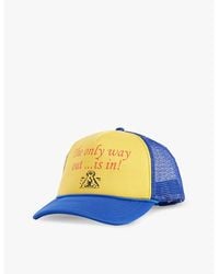 GALLERY DEPT. - Royal/ Yllw Only Way Out Graphic-Print Mesh Cap - Lyst