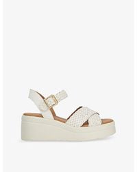 Dune - Kinleys Braided-Leather Sandals - Lyst