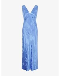OMNES - Iris Floral Jacquard Woven Maxi Dress - Lyst