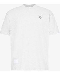 Aape - Text-print Brand-patch Cotton-jersey T-shirt - Lyst