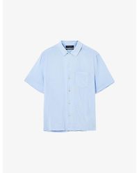 AllSaints - Perry Striped Woven Shirt - Lyst