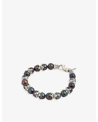 Emanuele Bicocchi - Claws Sterling-silver And Fresh-water Pearl Bracelet - Lyst
