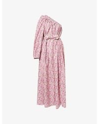 Nackiyé - Antiparos Bow-Belt Cotton Maxi Dress - Lyst