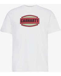 Carhartt - Amour Logo-print Organic-cotton T-shirt - Lyst