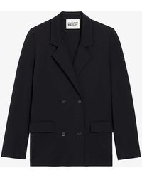 Claudie Pierlot - Vimy Relaxed-fit Double-breasted Stretch-woven Blazer - Lyst