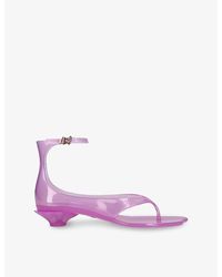 Chloé - Jelly Rubber Sandals - Lyst