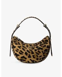 Prada - Arqué Printed Leather Mini Shoulder Bag - Lyst