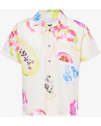 Obey - Soft Fruits Abstract-pattern Cotton Shirt - Lyst
