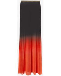 OTTOLINGER - Gradient-pattern Recycled-polyester Maxi Skirt - Lyst