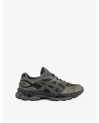 Asics - Gel-Nyc 2.0 Suede And Mesh Trainers - Lyst