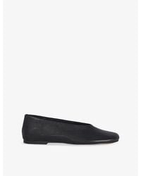 Dune - Highway Leather Ballet Flats - Lyst