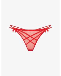 Agent Provocateur - Nicki Tulle Thong - Lyst