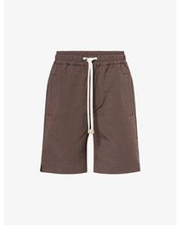 Eleventy - Drawstring Linen-Blend Shorts - Lyst