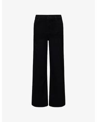 FRAME - Le Slim Palazzo Wide-Leg Denim Jeans - Lyst